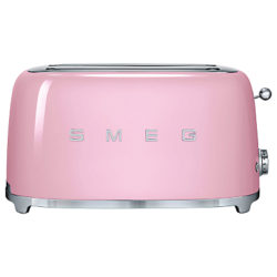Smeg TSF02 4-Slice 2-Slot Toaster Pink